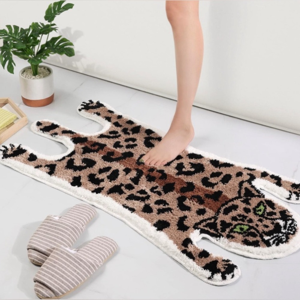 Leopard Non Slip Mat Rug - Picture 4 of 16